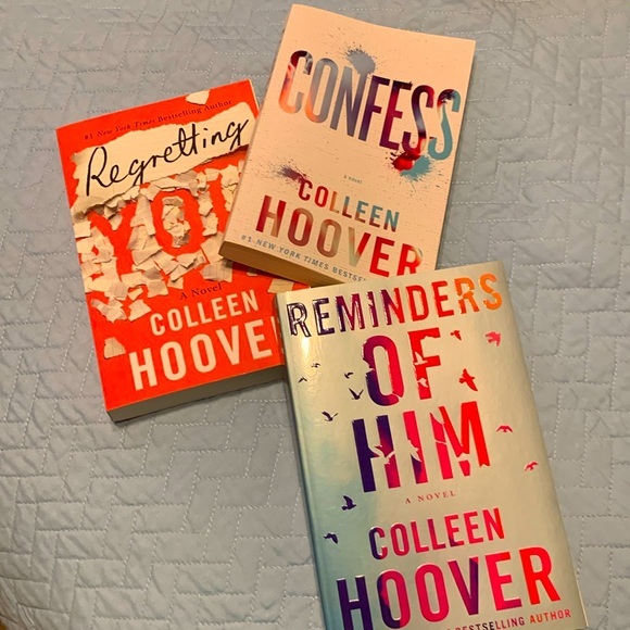colleen hoover Other - NWT Colleen Hoover Regretting You, Reminders of Him & Confess- 3 books